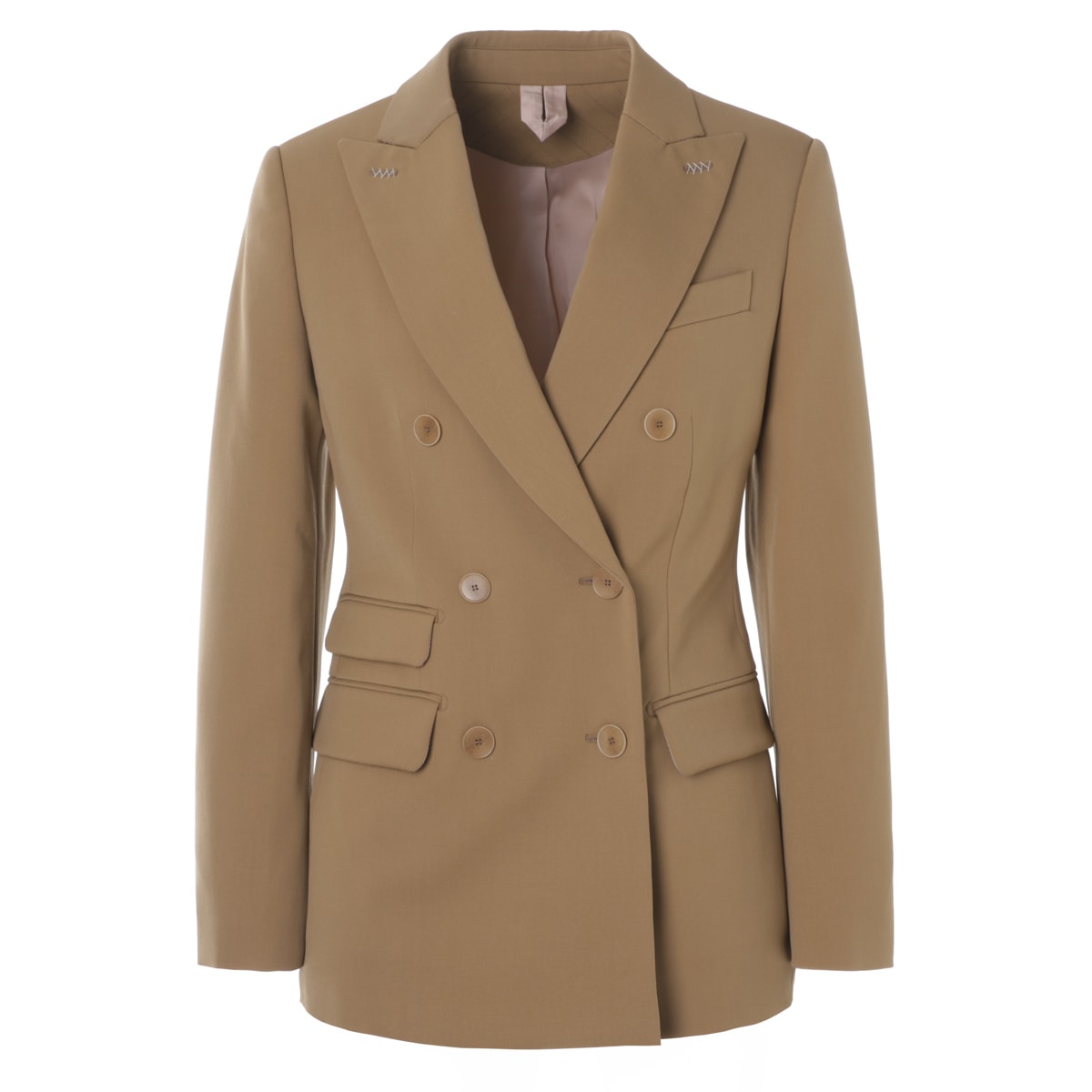 Max Mara マックスマーラ ダブルジャケット/MXMEGREGE エグレージェ ウール ギャバジン ダブルブレスト ジャケット【大きいサイズあり】 レディース