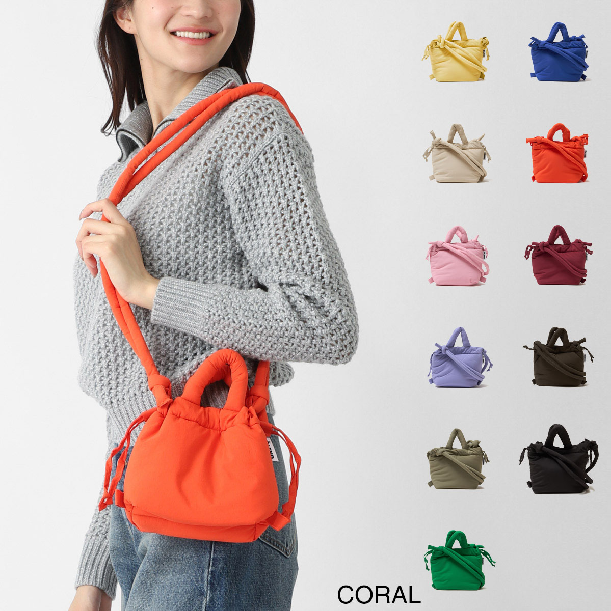OLEND オレンド ショルダーバッグ 3WAY/バックパック/MICRO ONA SOFT