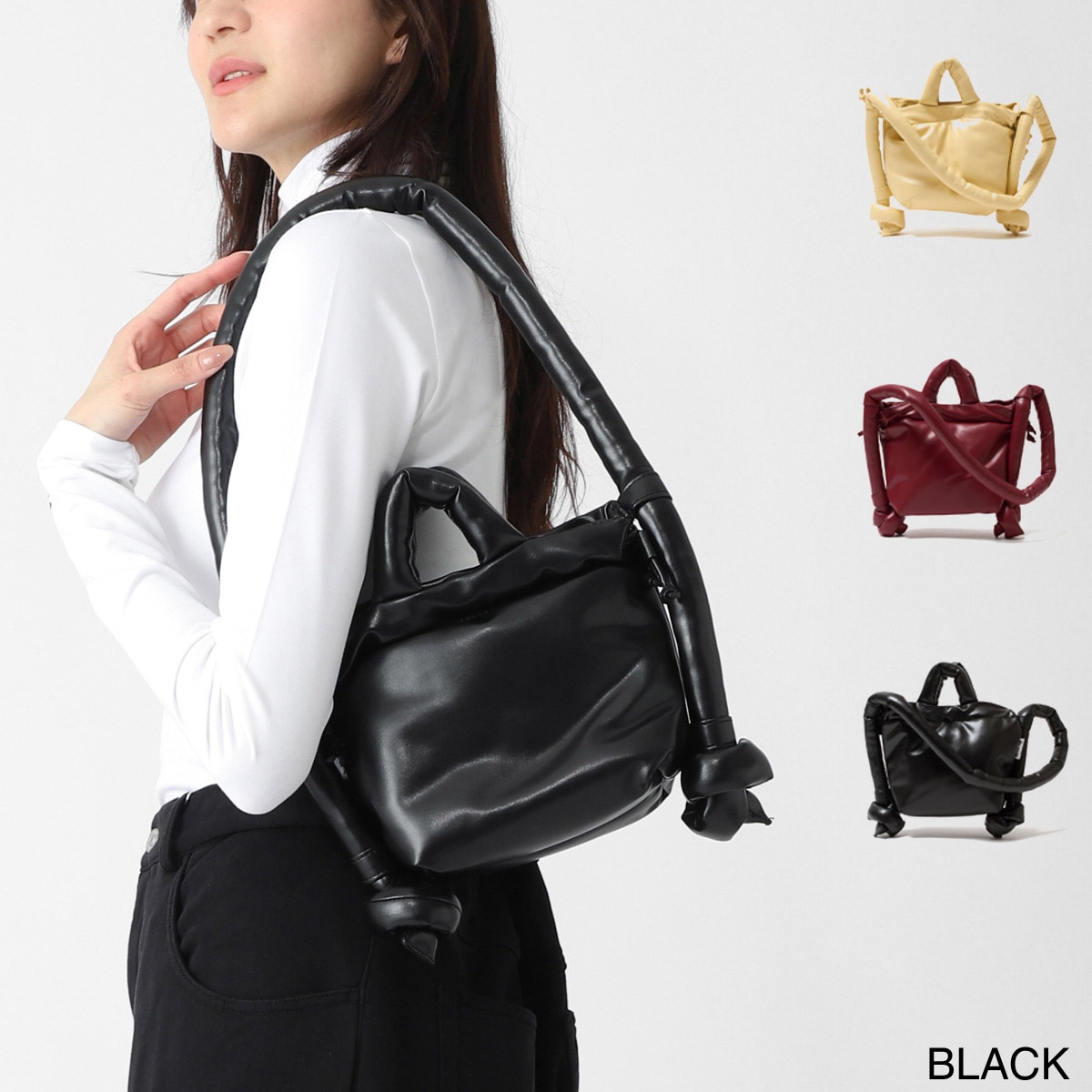 OLEND オレンド ショルダーバッグ 3WAY/クロスボディバッグ/MICRO ONA VEGAN LEATHER BAG マイクロ オナ ヴィーガンレザー レディース