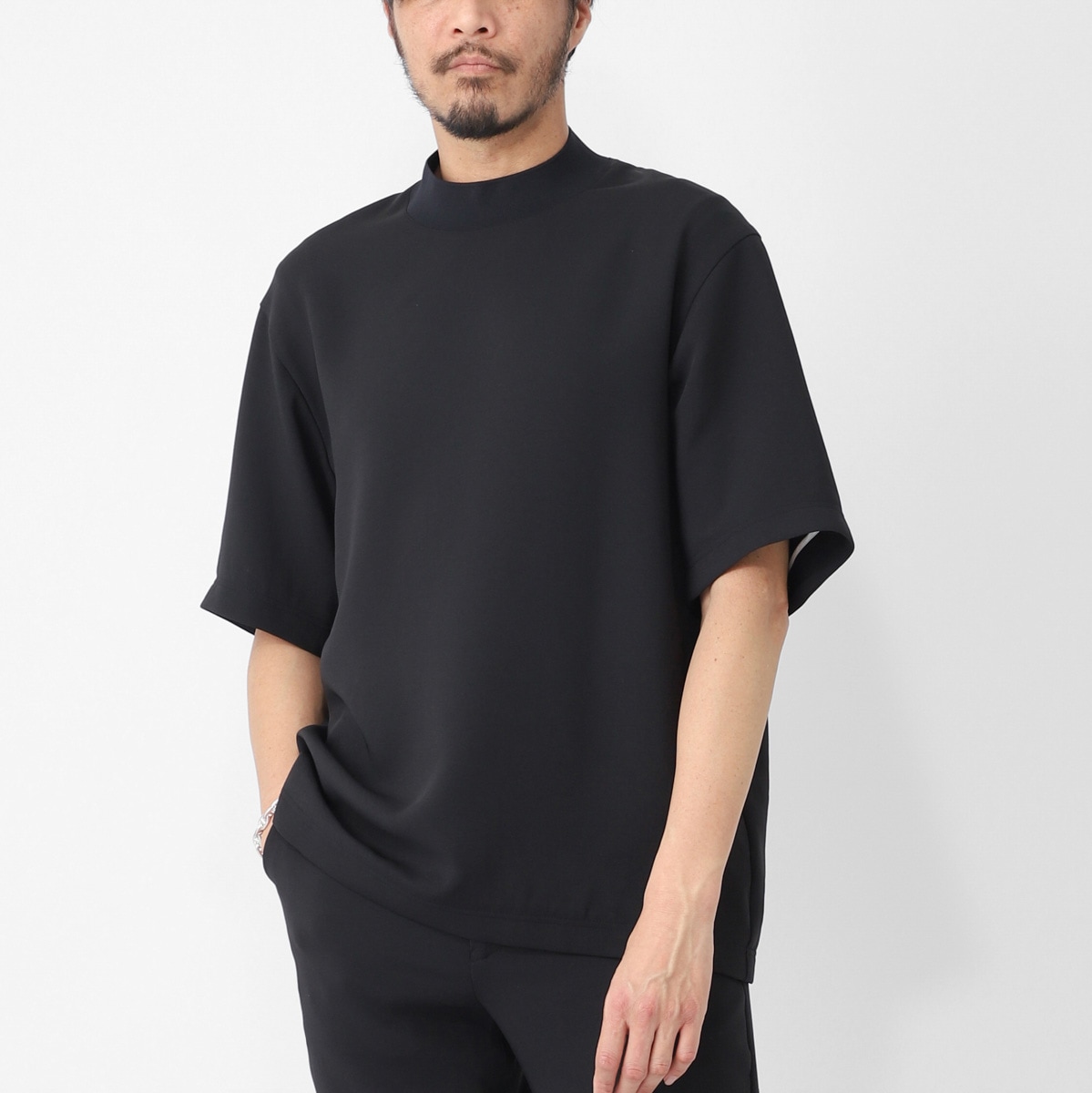 ISPIRA イスピラ モックネック Tシャツ/MOCK T【国内正規品】 メンズ