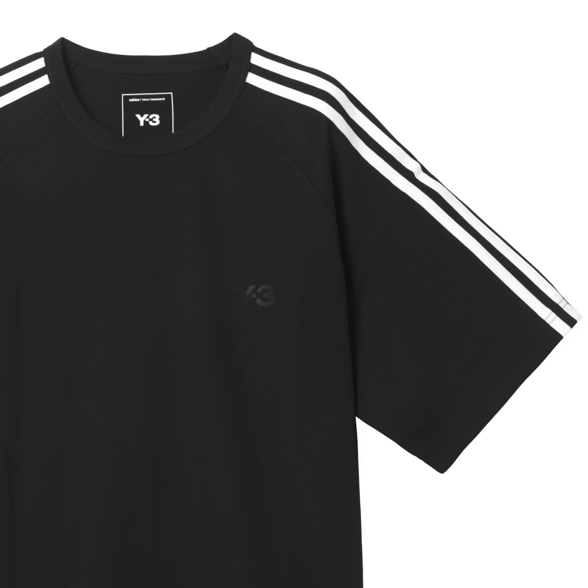 Y-3 ワイスリー クルーネックTシャツ/Y-3 SHORT SLEEVE TEE 3-STRIPES ショート スリーブ ティー 3ストライプス メンズ