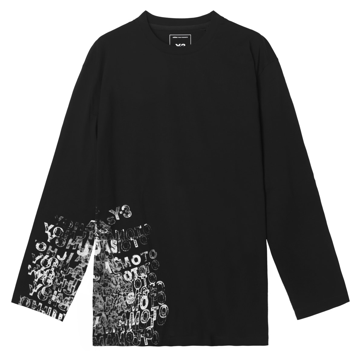 Y-3 ワイスリー クルーネック 長袖Tシャツ/Y-3 GFX LONG SLEEVE TEE グラフィック ロング スリーブ ティー メンズ