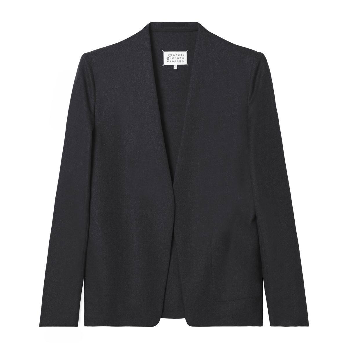 Maison Margiela メゾンマルジェラ ノーカラージャケット/MINIMAL WOOL JACKET ミニマル ウールジャケット メンズ