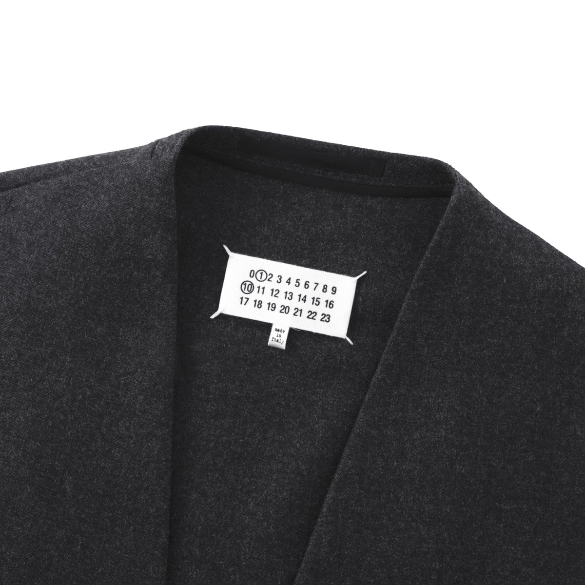 【アウトレット】【ラスト1点】Maison Margiela メゾンマルジェラ ノーカラージャケット/MINIMAL WOOL JACKET ミニマル ウールジャケット メンズ