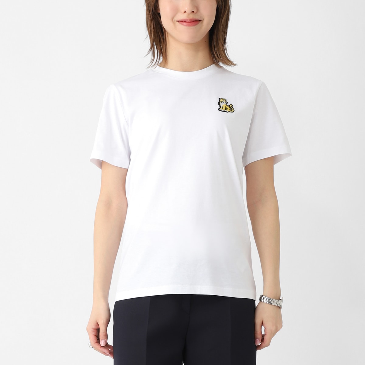 KENZO ケンゾー クルーネックTシャツ/刺繍タイガーモチーフ プリント
