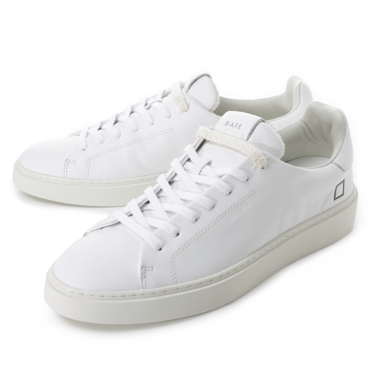 DATE デイト スニーカー/LEVANTE CALF スムースレザー  クッションインソール【大きいサイズあり】 メンズ