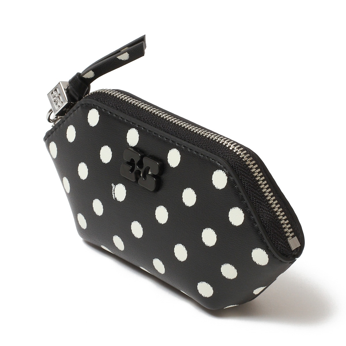 GANNI ガニー コインケース/ポーチ/BOU COIN PURSE PRINTED ドット バタフライロゴ レディース