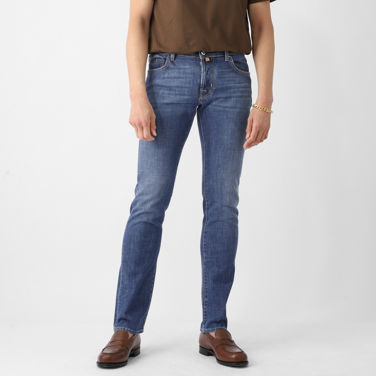 JACOB COHEN ヤコブコーエン ボタンフライジーンズ/PANT 5 PKT SLIM FIT NICK ニック メンズ