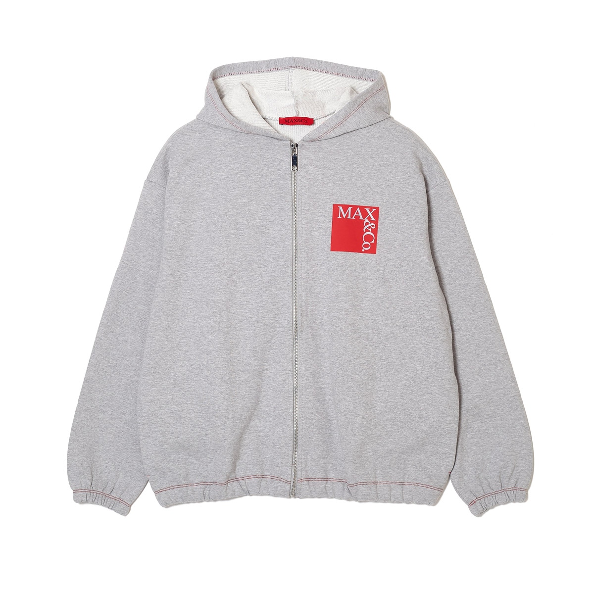 MAX＆Co. マックスアンドコー ジップアップパーカ/KIDS キッズ/MAX MARA MAX&CO ワンポイント ロゴ レディース