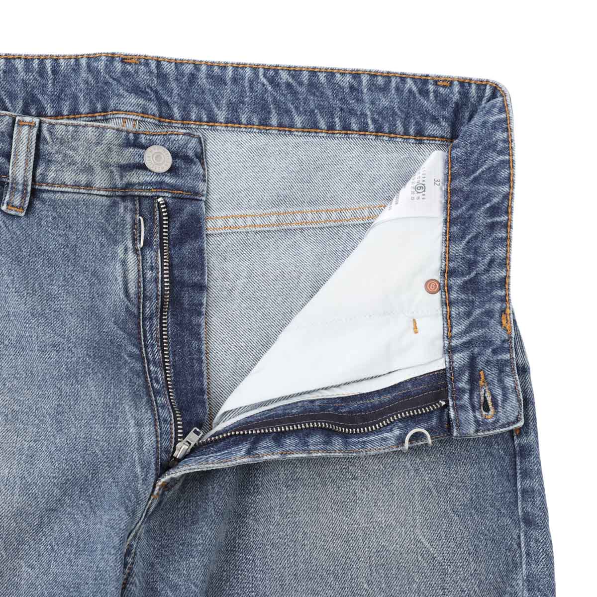 MM6 Maison Margiela エムエム 6 メゾンマルジェラ ジップフライジーンズ/ストレートレッグ ジーンズ/STRAIGHT-LEG JEANS メンズ