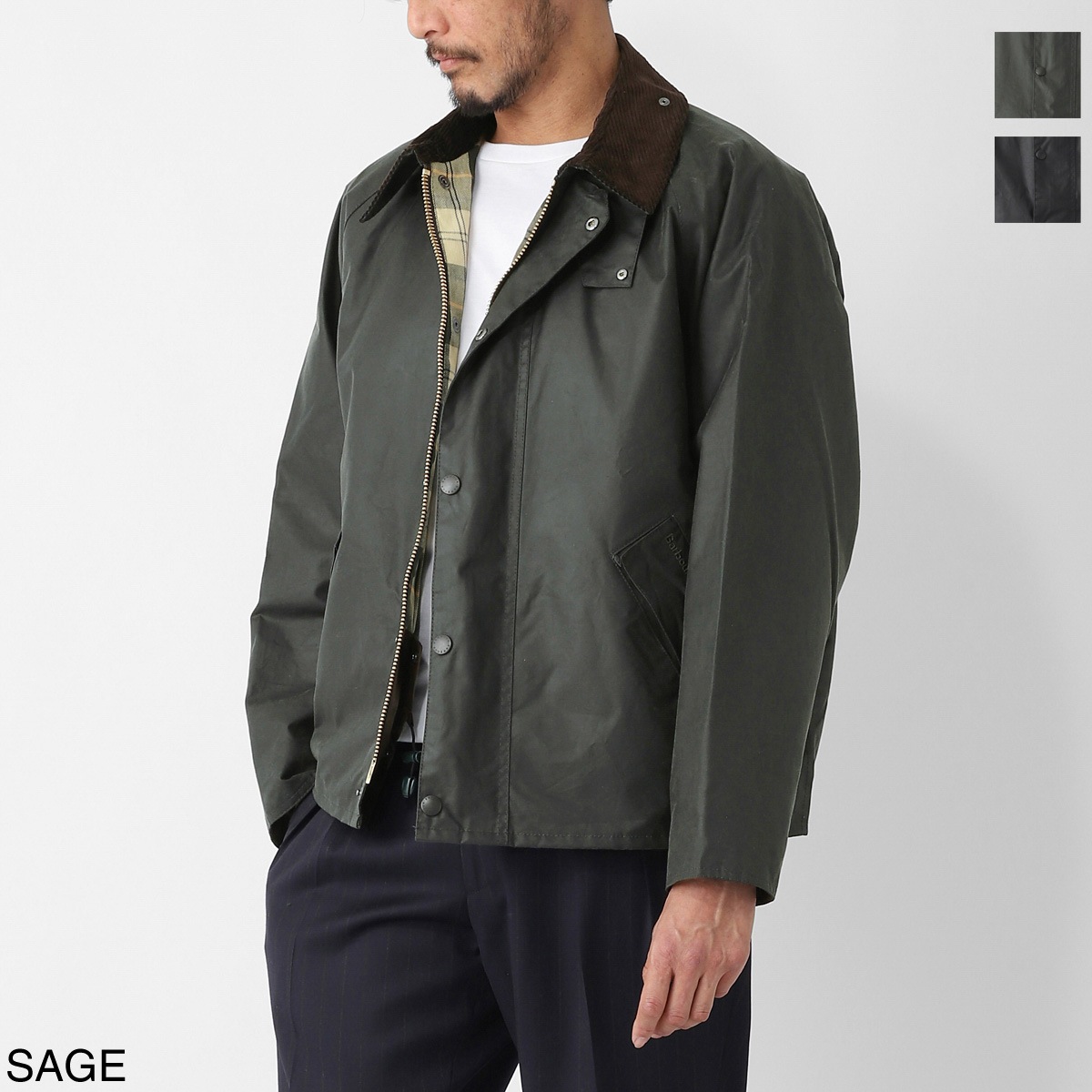 Barbour バブアー ワックスコーティング ジャケット/コーチジャケット/TRANSPORT OVERSIZED WAXED JACKET メンズ
