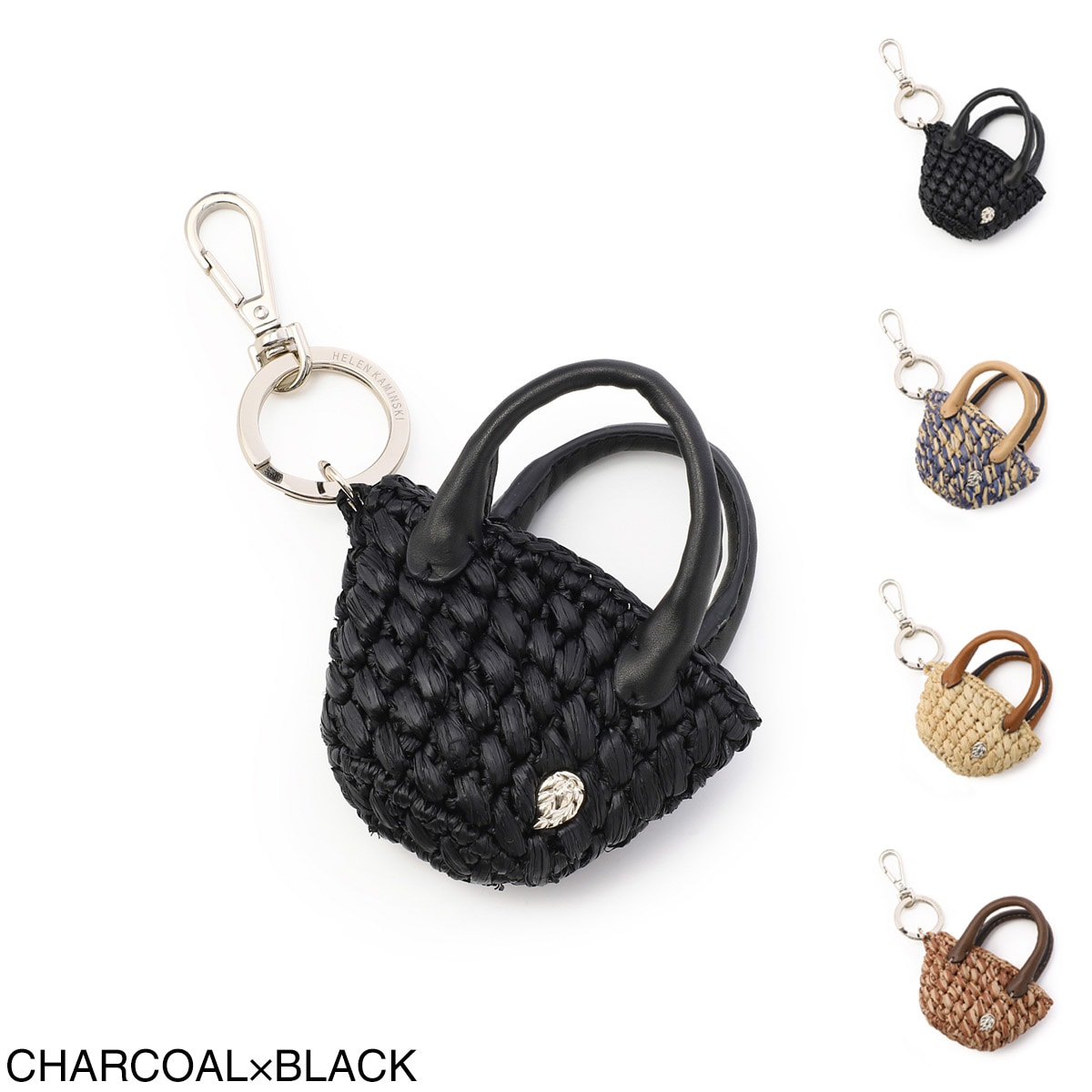 HELEN KAMINSKI ヘレンカミンスキー キーチャーム/バッグチャームモチーフ/AMPARA CHARM ラフィア かごバッグ型 キーチャーム レディース