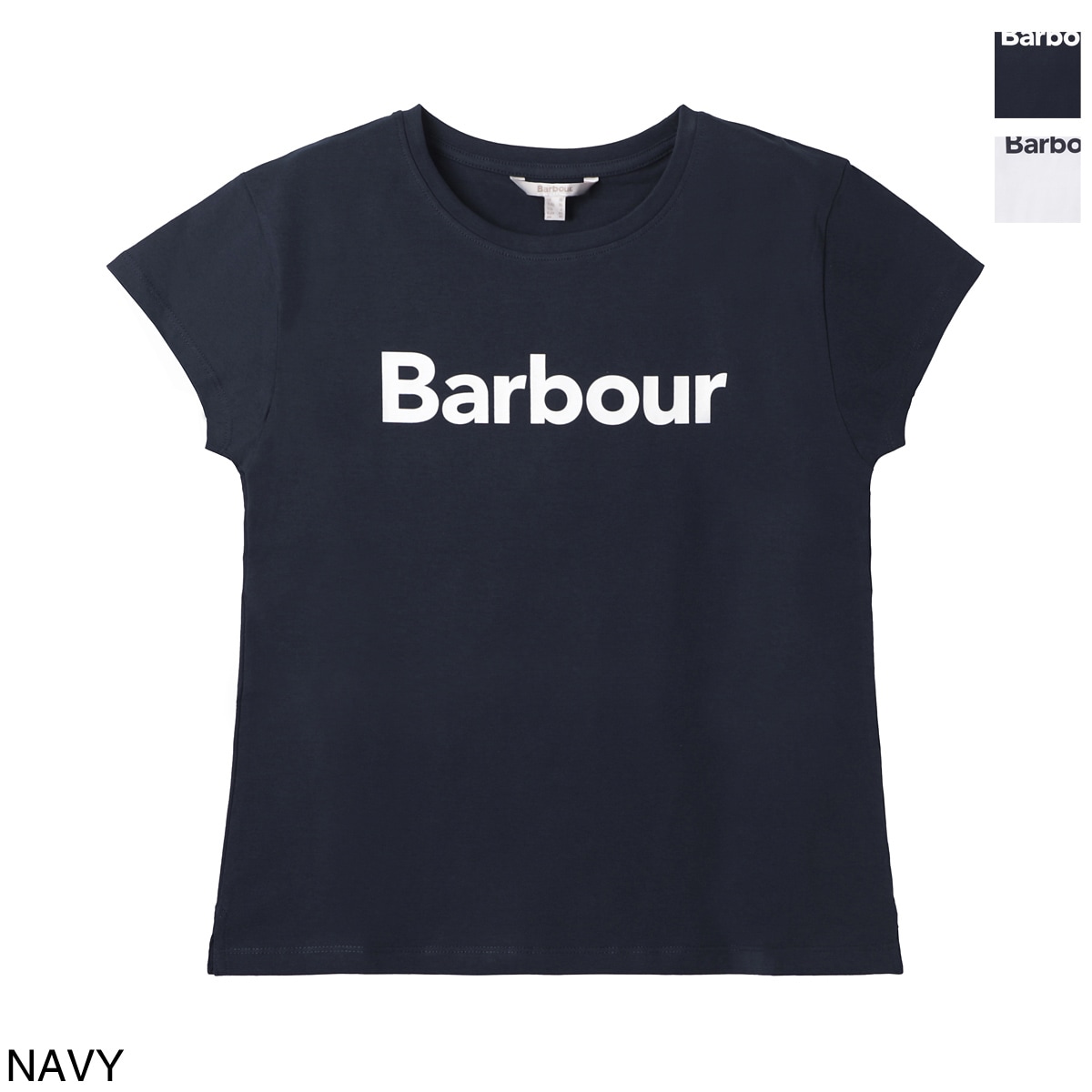 『ネコポス対応(1点まで)』Barbour バブアー クルーネックTシャツ/HARTLAND T-SHIRT レディース