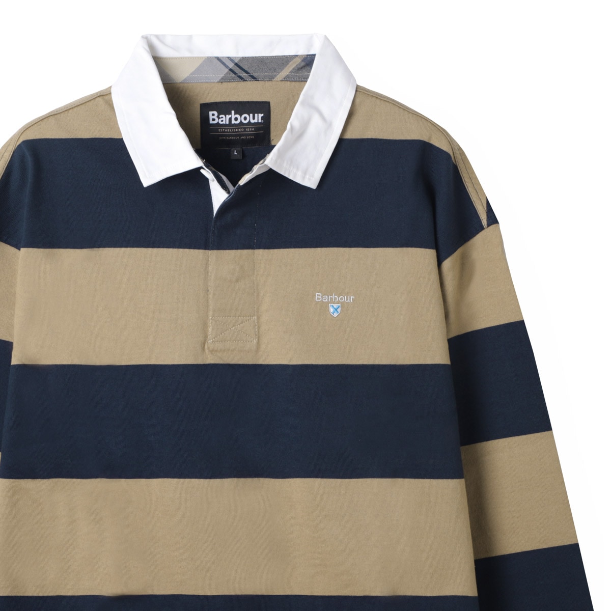 Barbour バブアー 長袖ポロシャツ/ラガーシャツ/BROOME RUGBY SHIRT