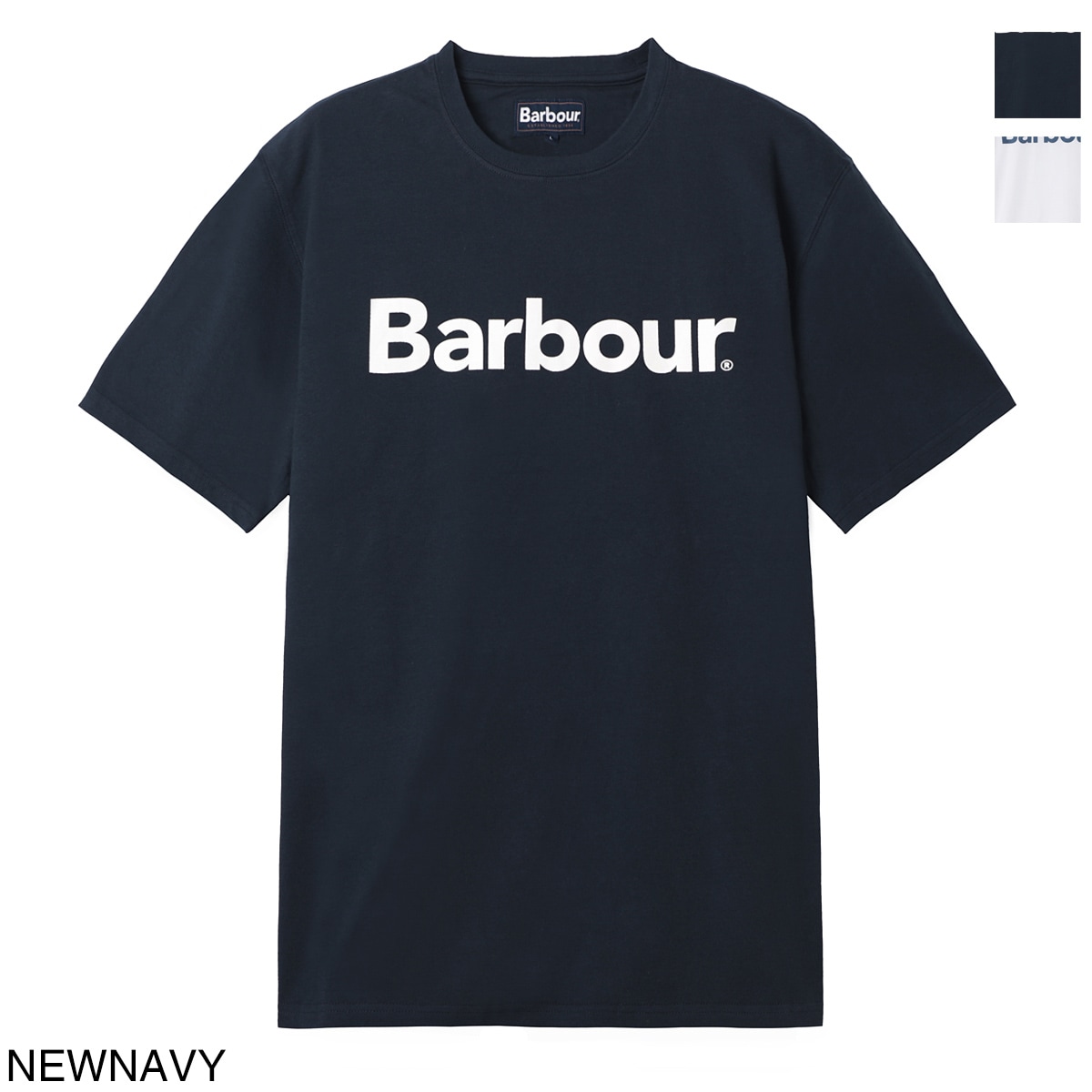 『ネコポス対応(1点まで)』Barbour バブアー クルーネック Tシャツ/BARBOUR LOGO T-SHIRT メンズ