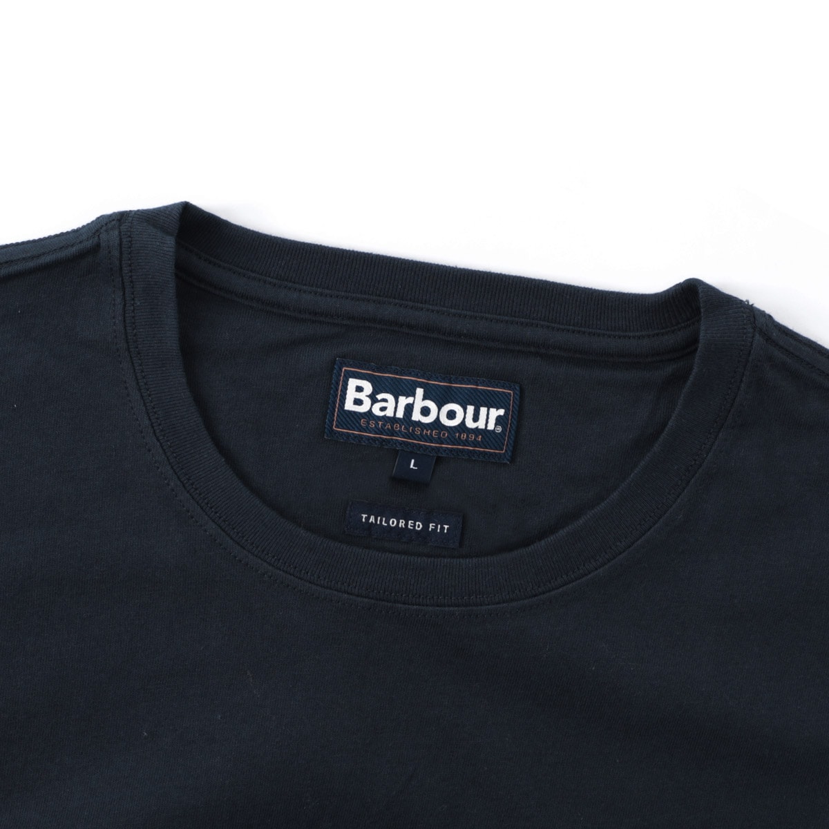 ネコポス対応(1点まで)』Barbour バブアー クルーネック Tシャツ 