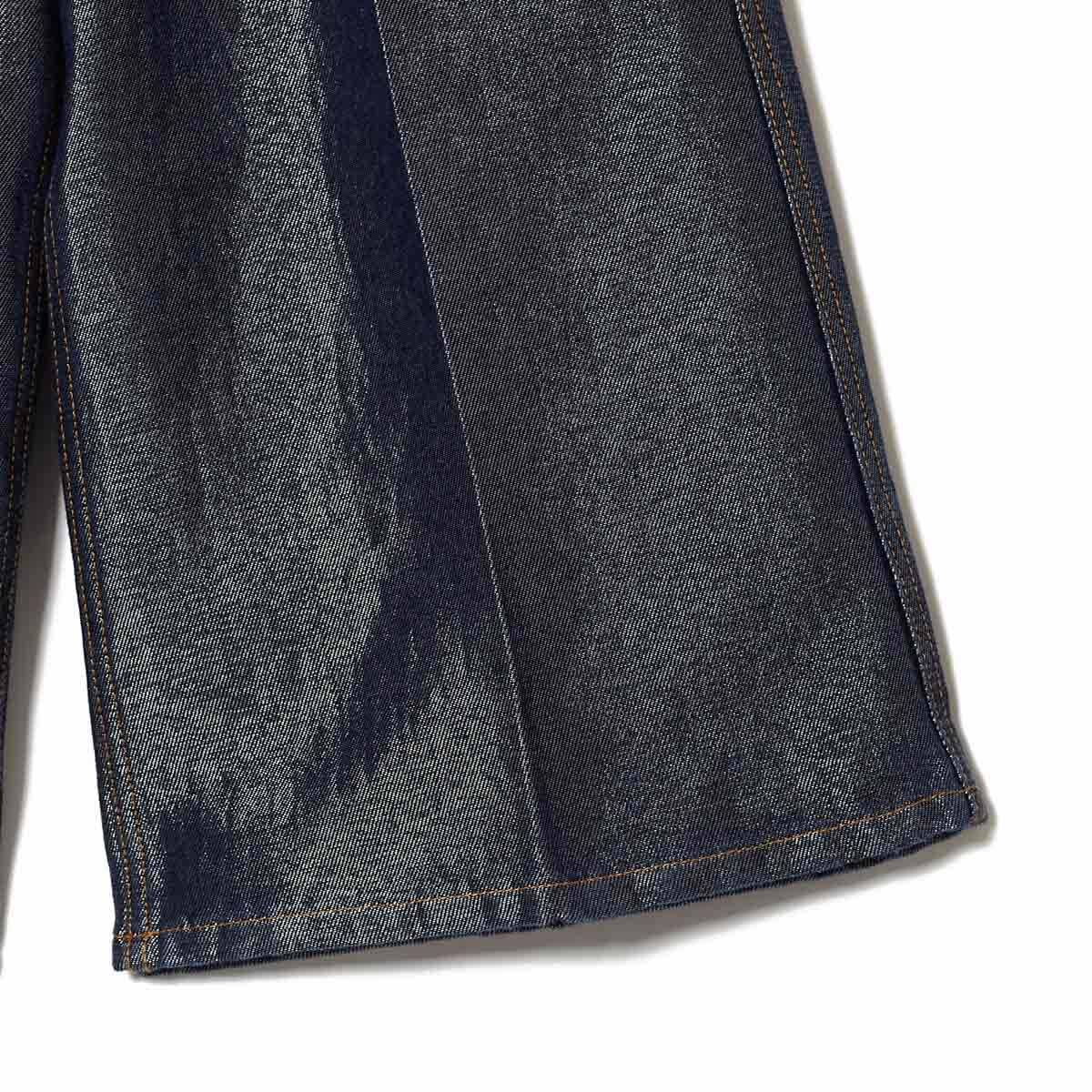 GANNI ガニー デニムショーツ/ハーフパンツ/SHINY WEFT DENIM SHORTS ハーフ デニムパンツ レディース