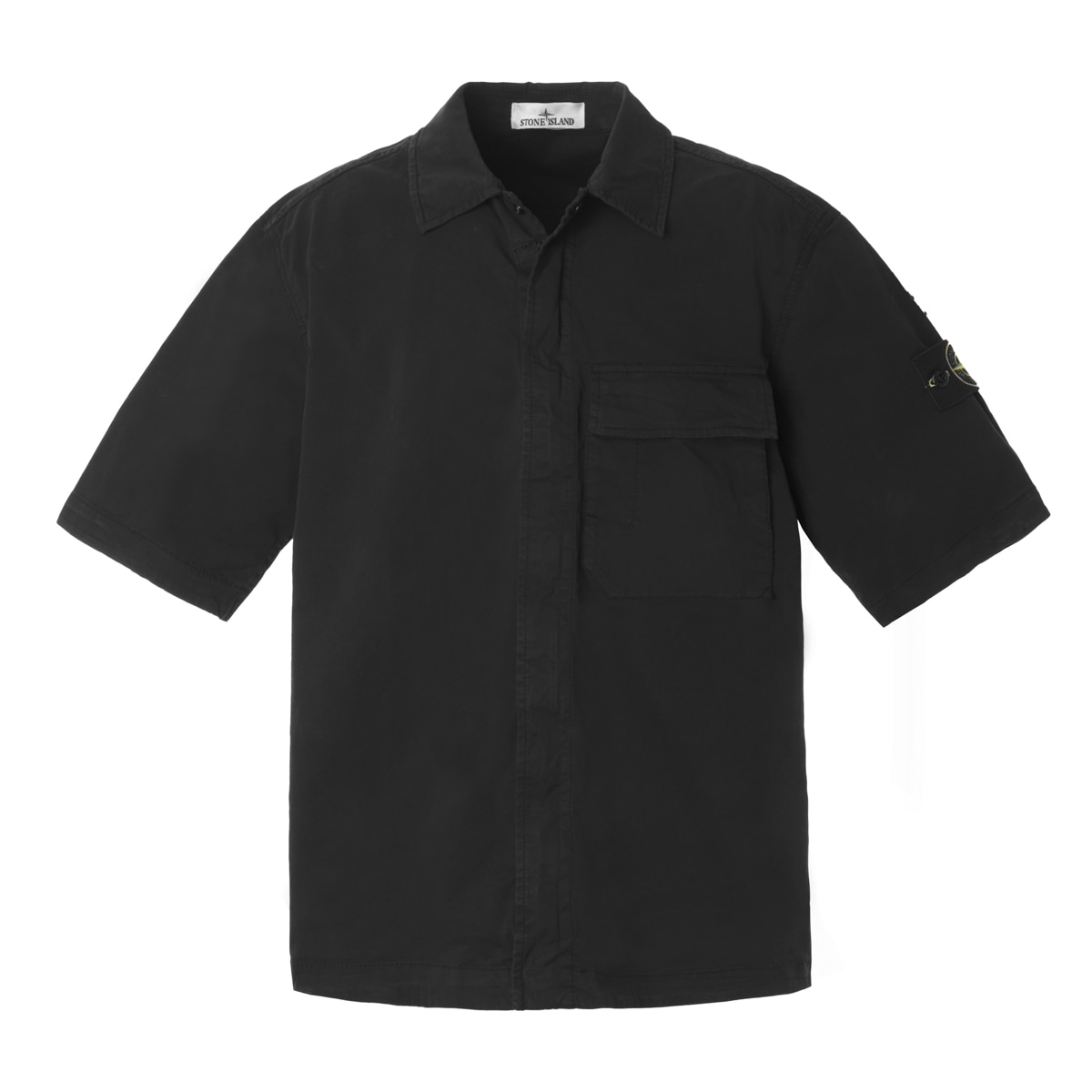 STONE ISLAND ストーンアイランド 半袖シャツ/シャツジャケット/1100025 STRETCH ORGANIC COTTON TWILL メンズ