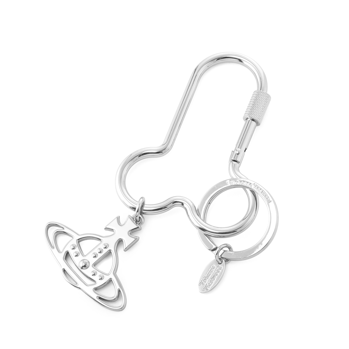 Vivienne Westwood ヴィヴィアンウエストウッド キーリング/バッグチャームシルバー/PENIS CARABINER KEYRING バッグチャーム レディース