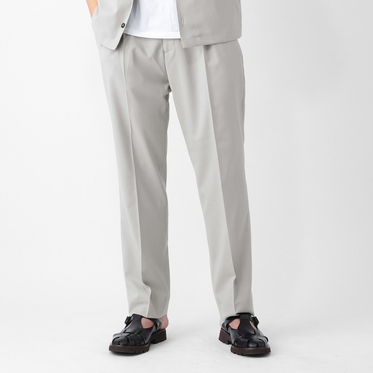 BE ABLE ビーエイブル ウールスラックス/ワンプリーツ スラックス/SANDY サンディ 【国内正規品】 メンズ