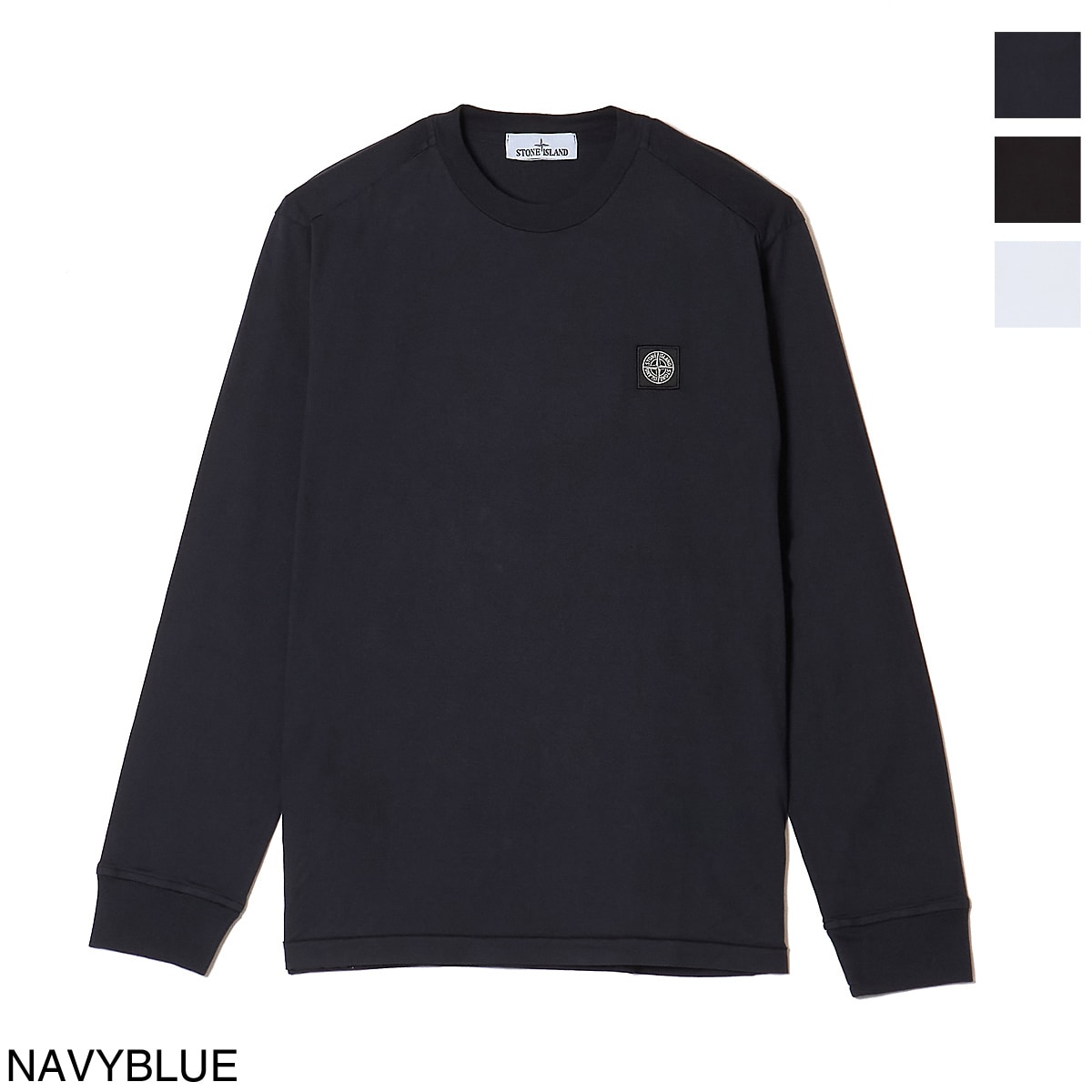 STONE ISLAND ストーンアイランド クルーネック 長袖Tシャツ/2100031 60/2 COTTON JERSEY メンズ