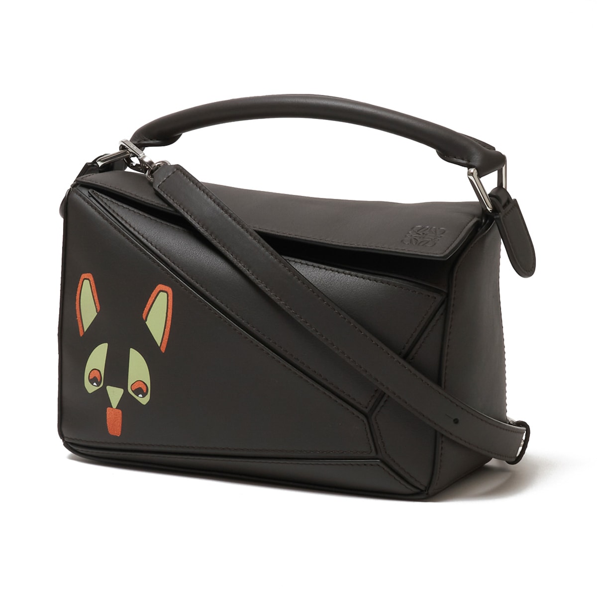 LOEWE ロエベ ハンドバッグ 3WAY/ショルダーバッグ/LOEWE x Louis Wain FUTURIST CAT SMALL PUZZLE BAG フューチャリスト キャット パズルバッグ スモール レディース