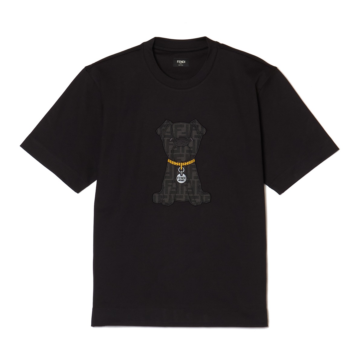 FENDI Tシャツ FD021 150cm 黒 FENDI フェンディ クルーネックTシャツ メンズ | メンズ・ブランド一覧
