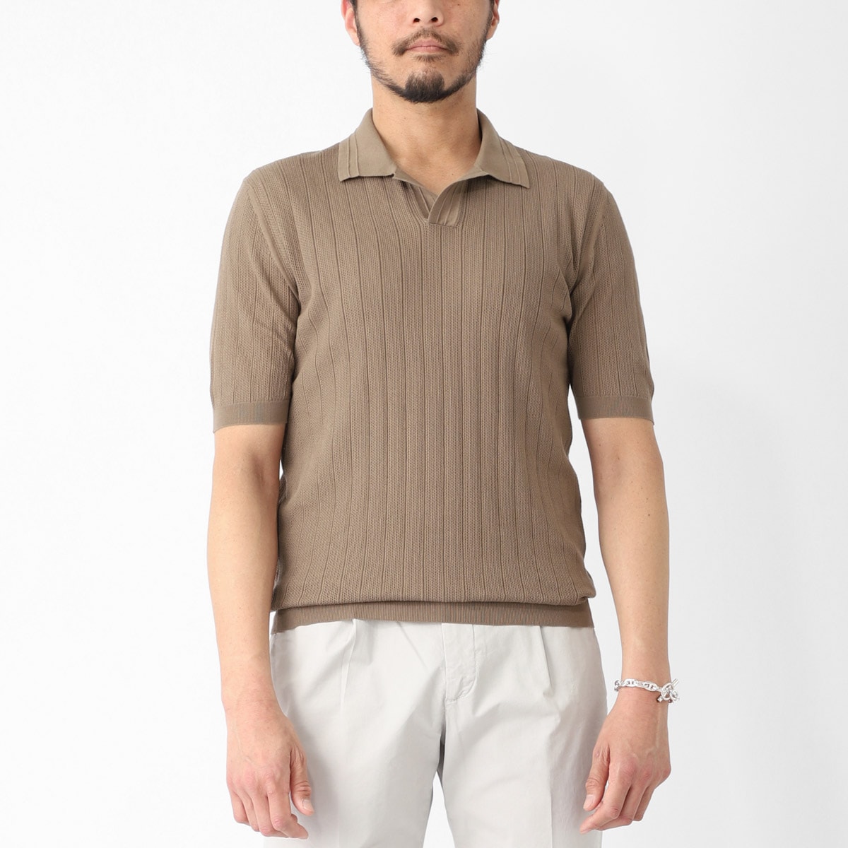 Cruciani クルチアーニ ニットポロシャツ/スキッパーポロシャツ/POLO