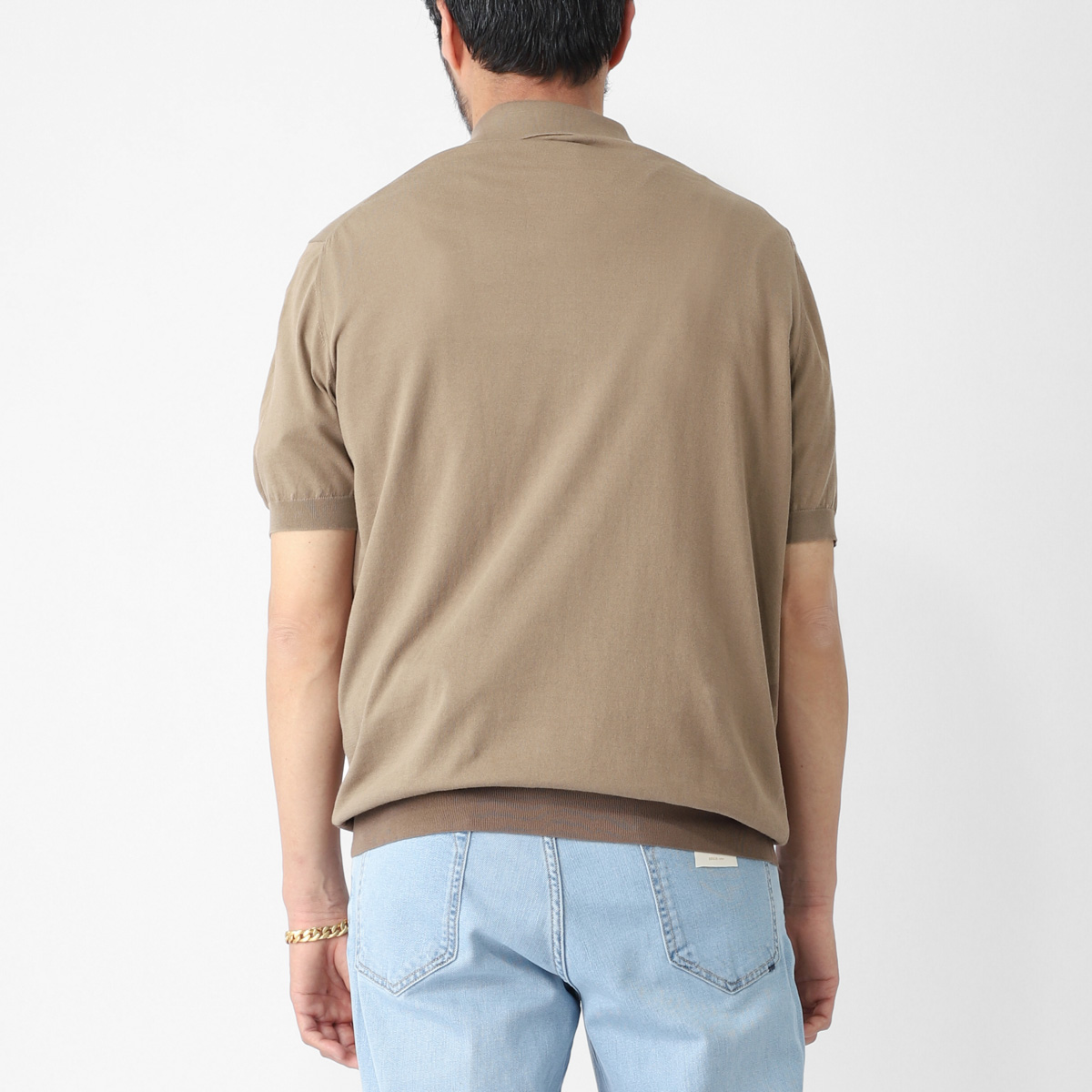 Cruciani クルチアーニ ニットポロシャツ/POLO 3 BOTTONI M/C【大きい