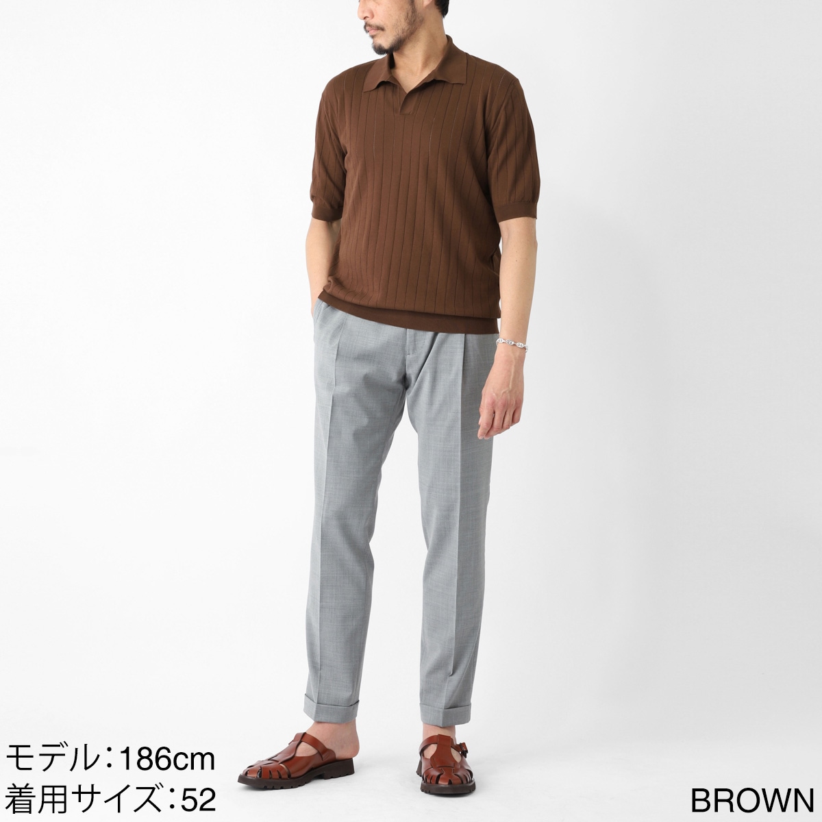 Cruciani クルチアーニ ニットポロシャツ/スキッパーポロシャツ/POLO