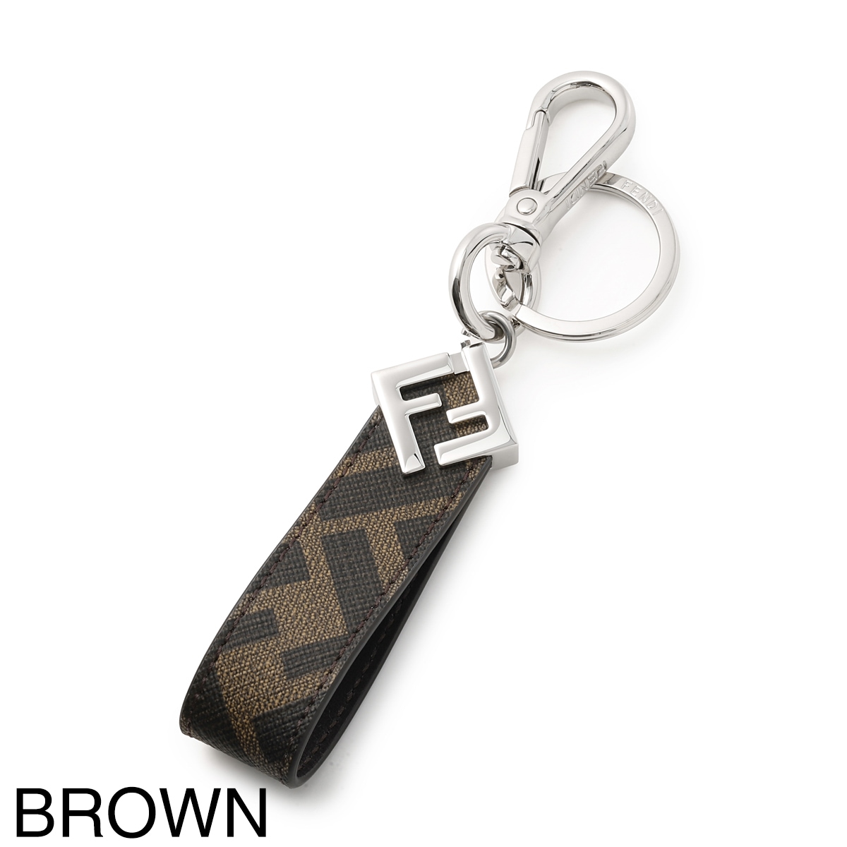 FENDI フェンディ キーリング/バッグチャーム/FF SQUARED KEY RING FF