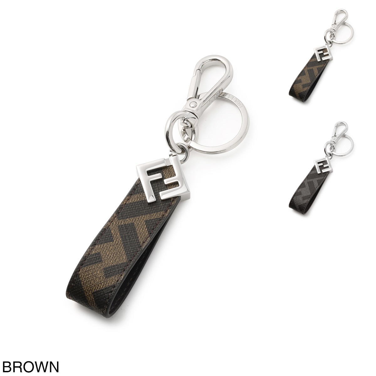 FENDI フェンディ キーリング/バッグチャーム/FF SQUARED KEY RING FF