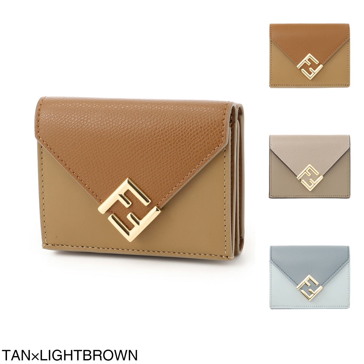 FENDI フェンディ 3つ折り財布 小銭入れ付き/FF DIAMONDS WALLET レディース