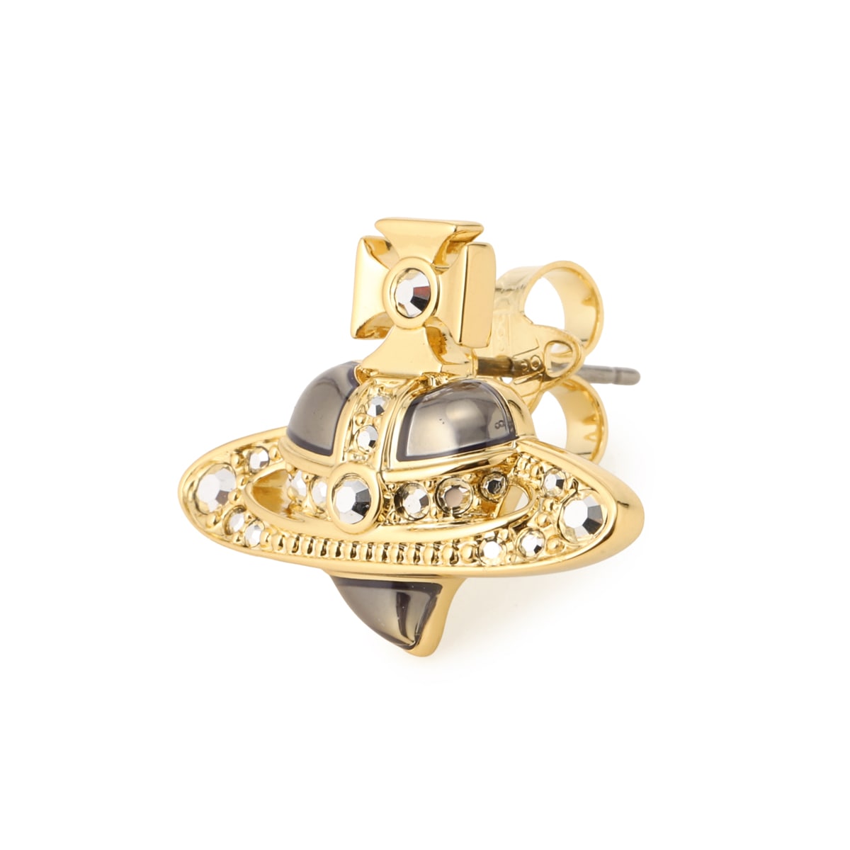 Vivienne Westwood ヴィヴィアンウエストウッド 片耳ピアス/シングルピアス/MAN. DIAMANTE HEART SINGLE STUD