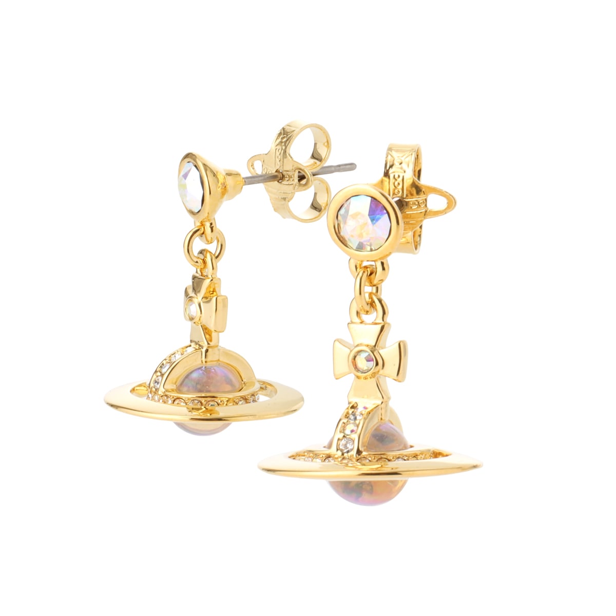 Vivienne Westwood ヴィヴィアンウエストウッド 両耳ピアス/NEW PETITE ORB EARRINGS レディース