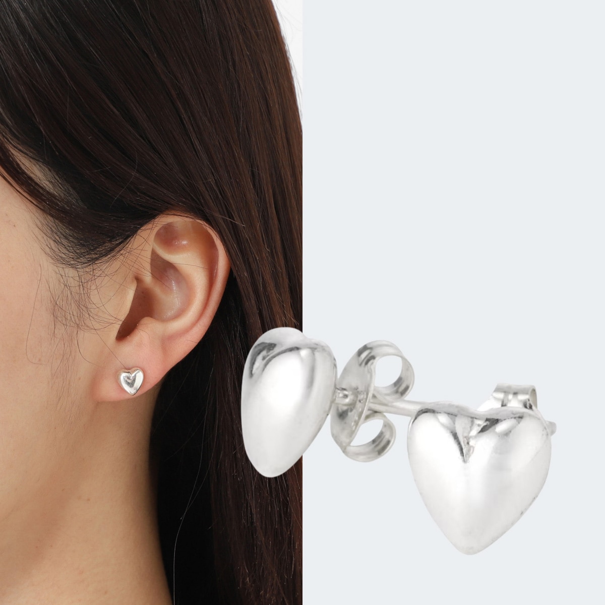 HARPO ハルポ(アルポ) 両耳ピアス/HEART STUD ハート アクセサリー シルバー レディース