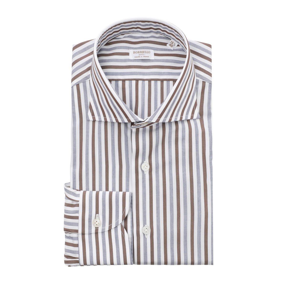 BORRIELLO ボリエッロ ワイドカラー シャツ/セミワイドカラー フレンチカラー/MARECHIARO SLIM FIT マレキアーロ メンズ