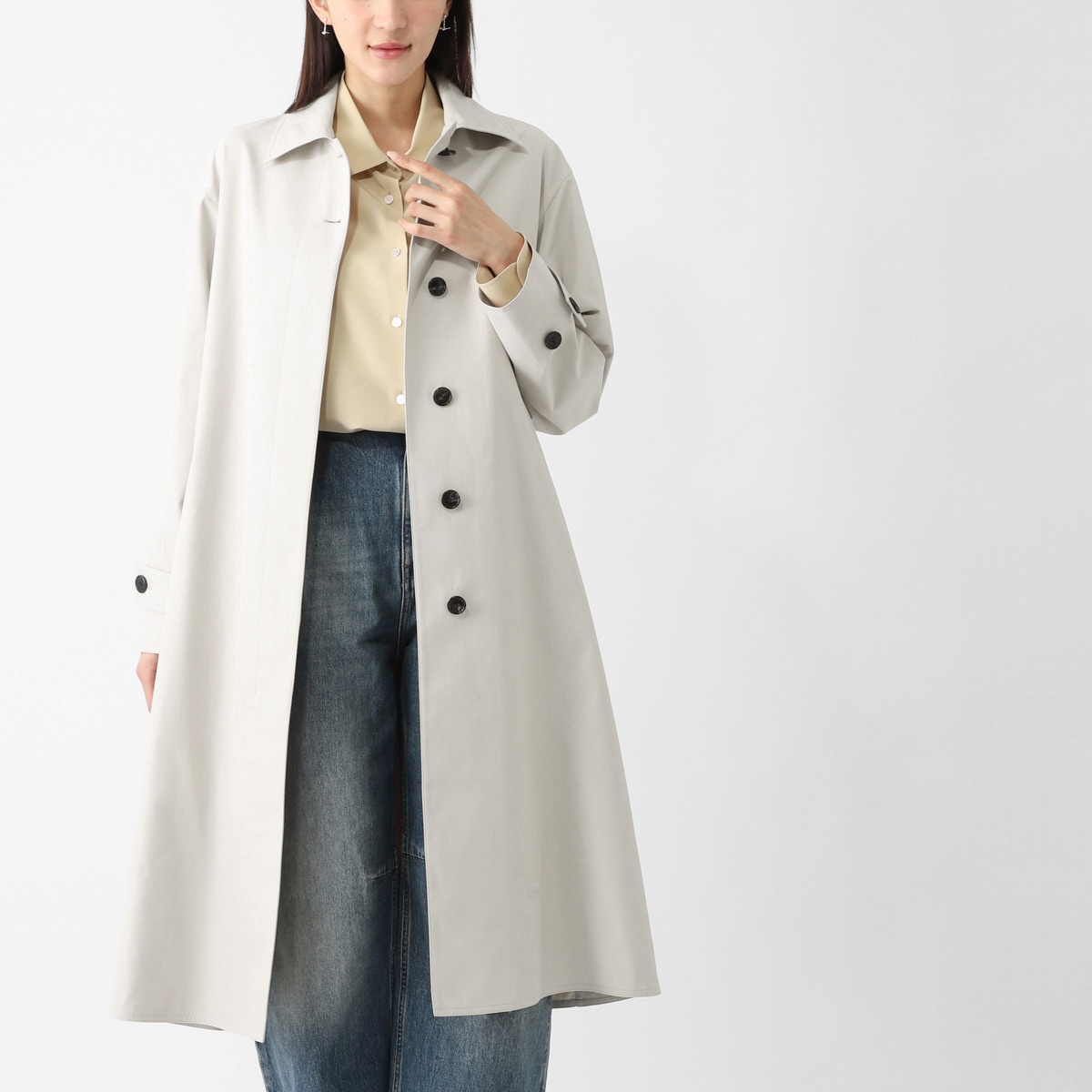 THE ROW ザ ロウ コート/カーコート/LOLANA COAT コットンコート ミッドカーフ丈 シングルブレスト レディース