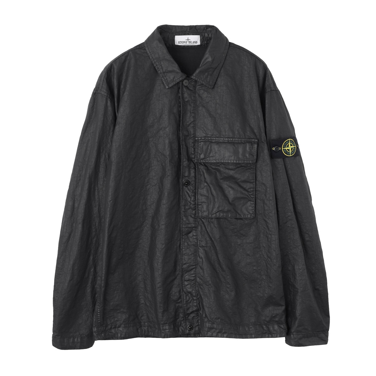 STONE ISLAND ストーンアイランド 長袖レギュラーカラーシャツ/オーバーシャツ/1200003 ORGANIC-LOOK NYLON PANAMA-TC メンズ