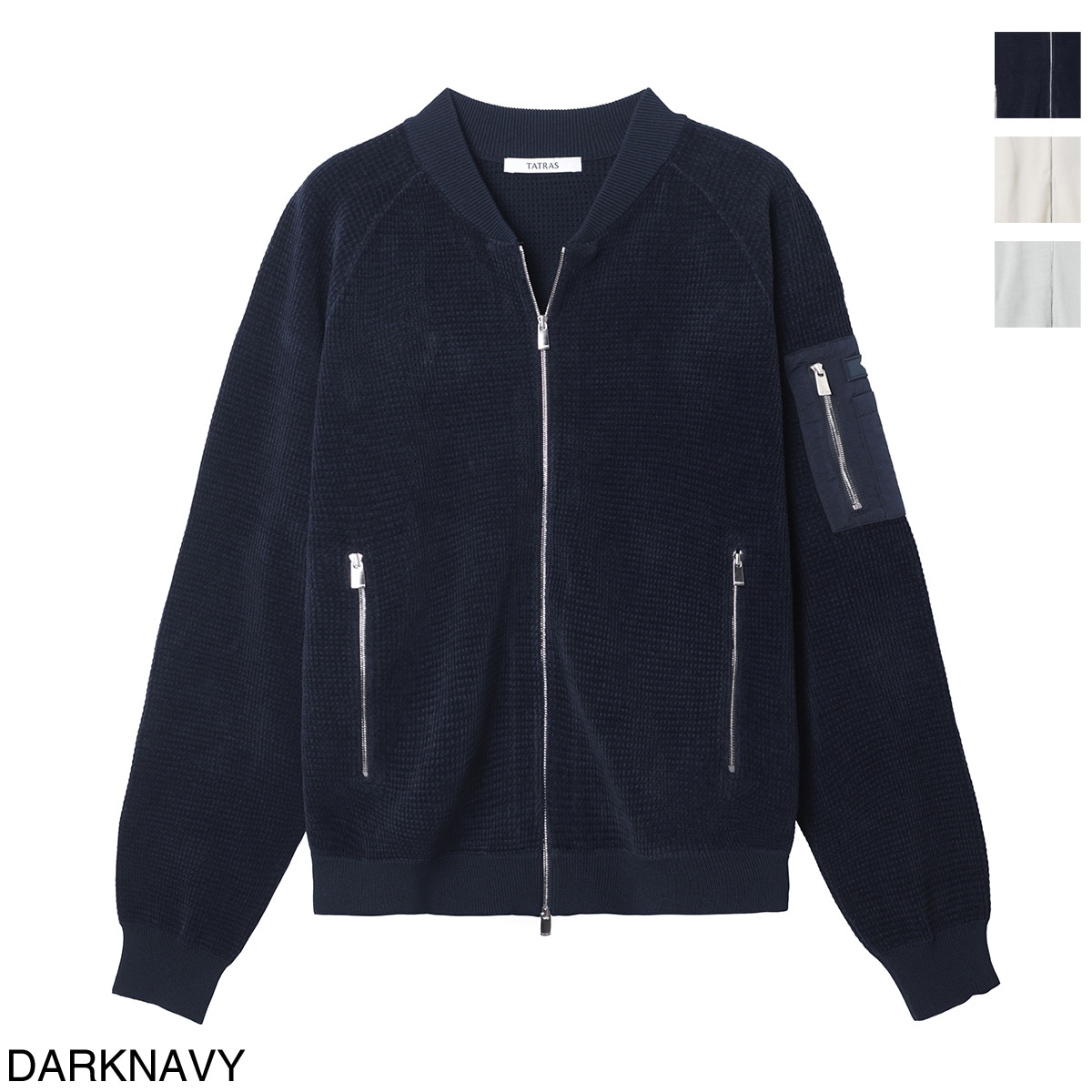 TATRAS タトラス ジップアップ ニットブルゾン/MA-1/GAVRIO ガブリオ メンズ
