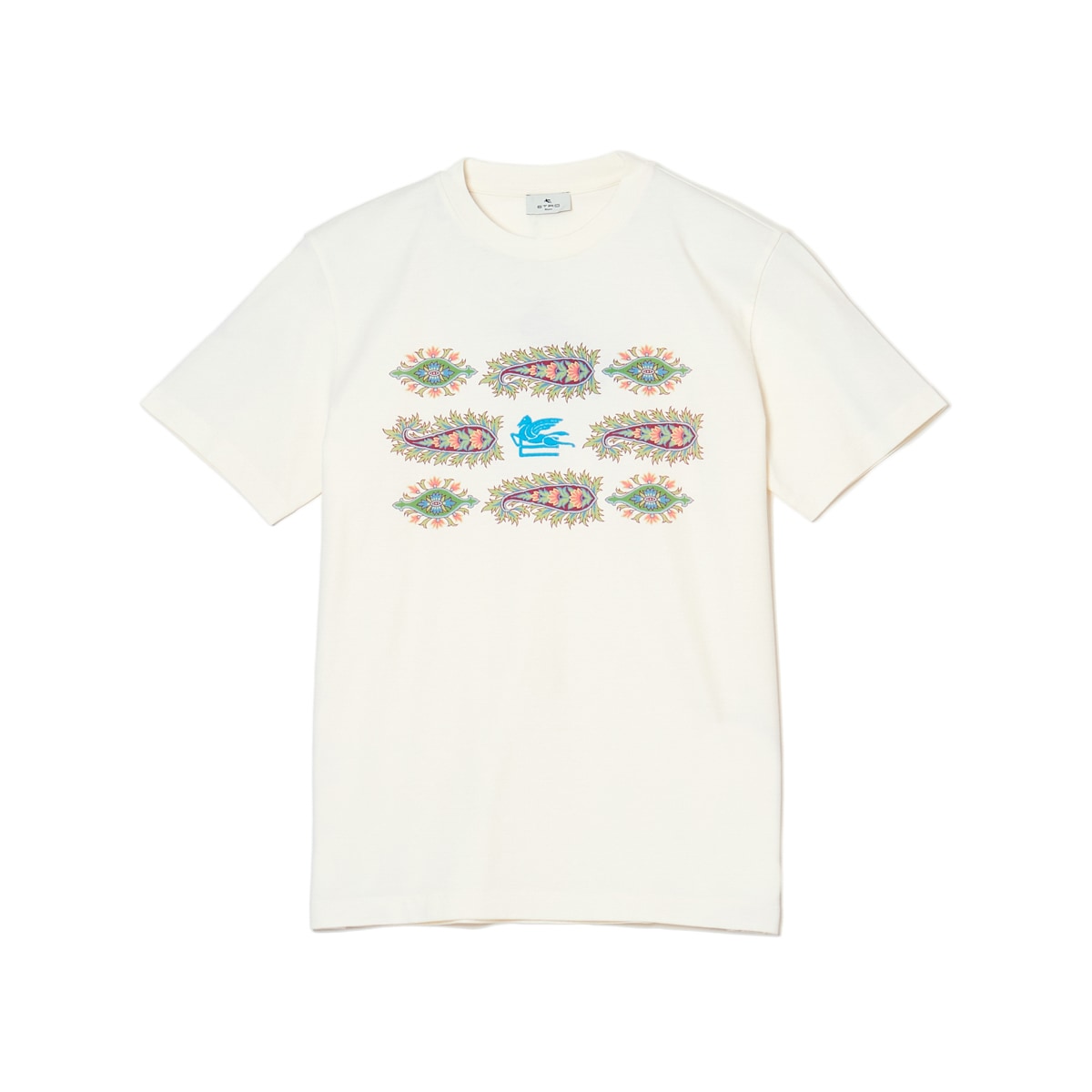 ETRO エトロ クルーネックTシャツ/KIDS キッズ/ペガソ ロゴ Tシャツ レディース