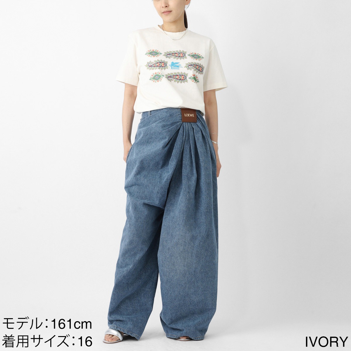 ETRO エトロ クルーネックTシャツ/KIDS キッズ/ペガソ ロゴ Tシャツ レディース