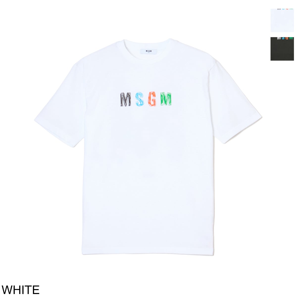 MSGM エムエスジーエム クルーネックTシャツ/KIDS キッズ ボーイズ/ロゴT バックロゴ レディース