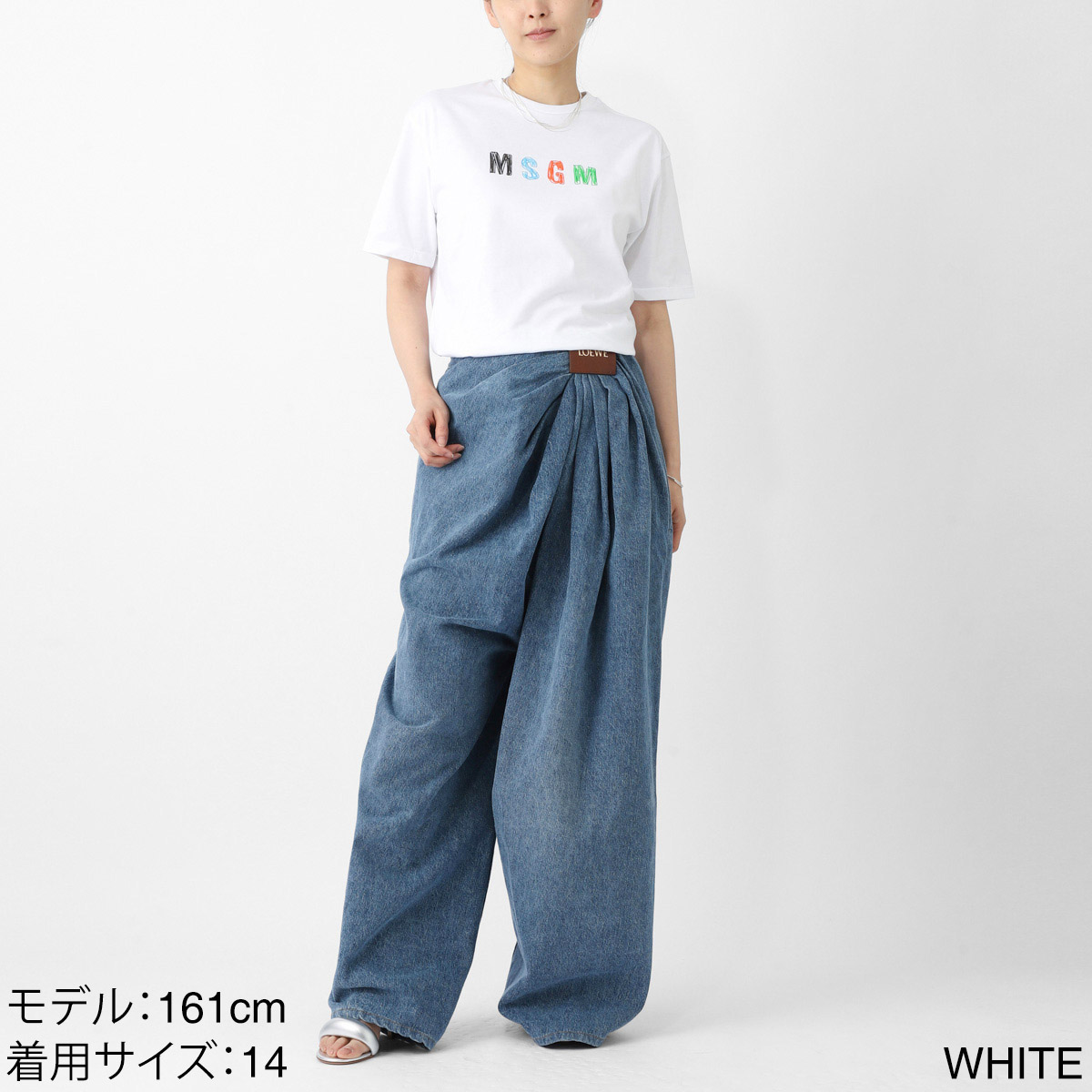 MSGM エムエスジーエム クルーネックTシャツ/KIDS キッズ ボーイズ/ロゴT バックロゴ レディース