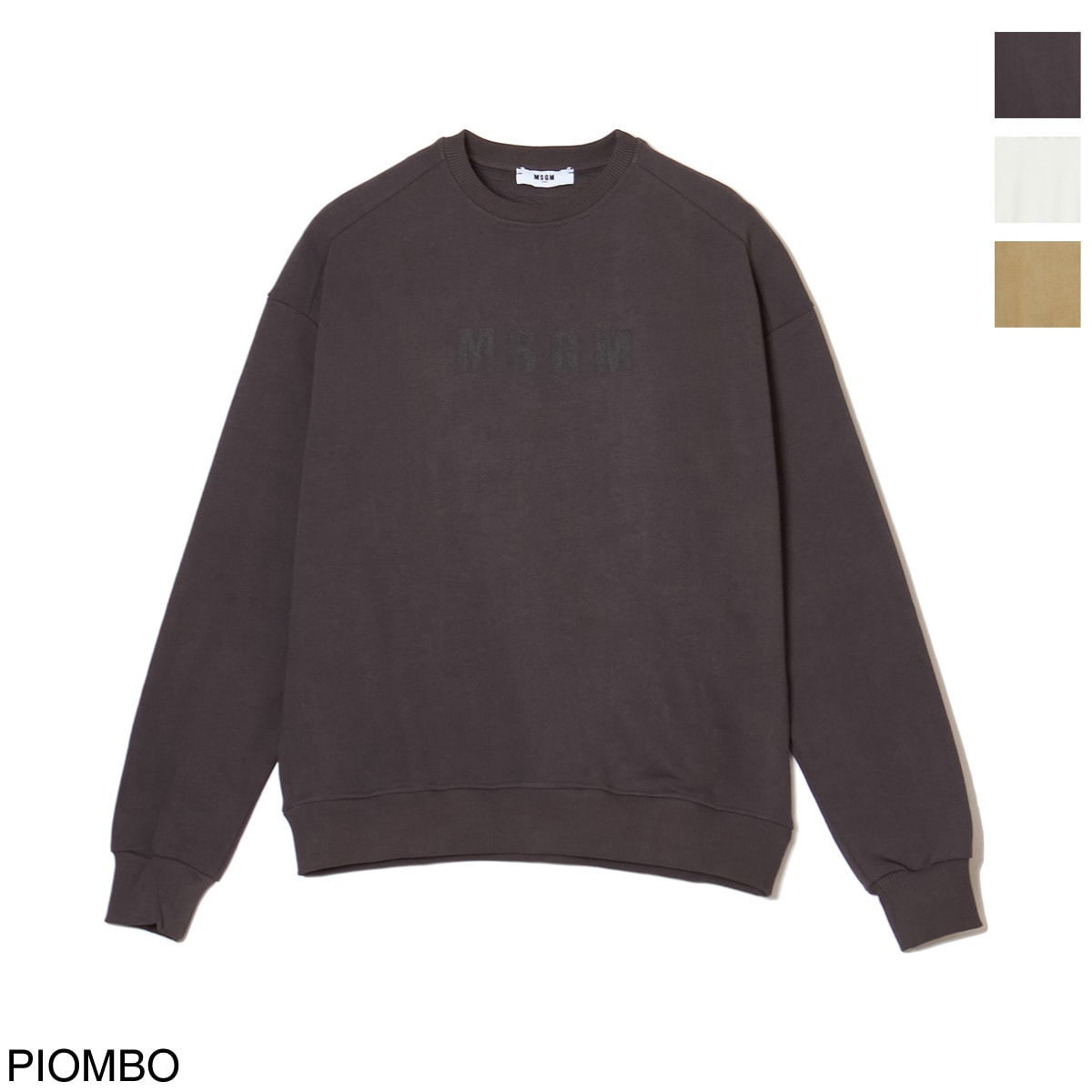 MSGM エムエスジーエム スウェットシャツ/KIDS キッズ ガールズ ボーイズ/スウェット 長袖クルーネック ロゴ プリント レディース