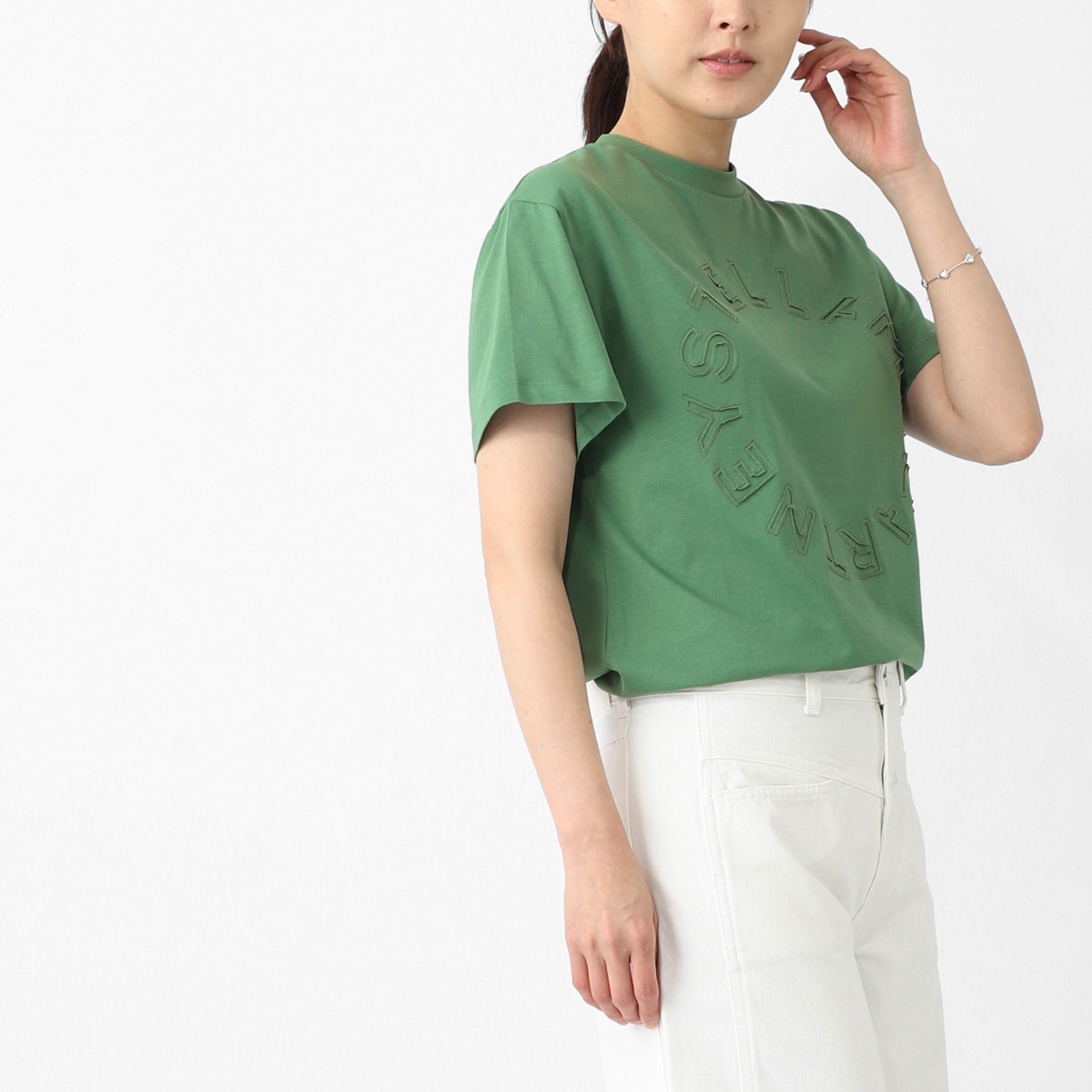 STELLA McCARTNEY ステラマッカートニー クルーネックTシャツ/KIDS キッズ ガールズ/コットン ロゴ レディース