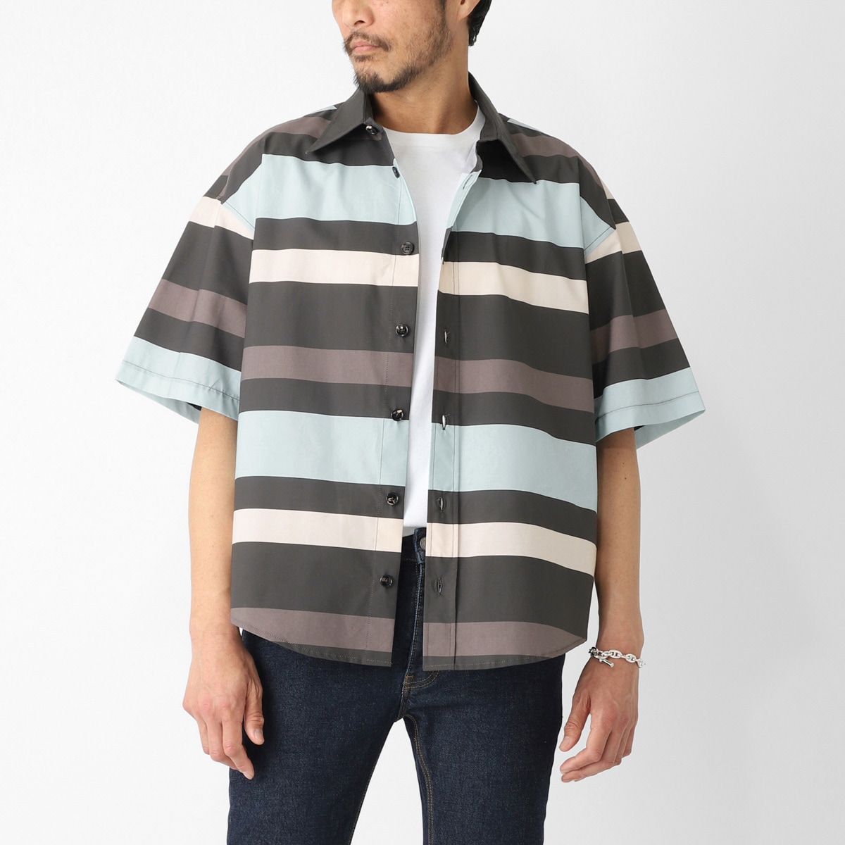 Cellar Door セラードアー 半袖シャツ/オーバーシャツ/CELYA メンズ