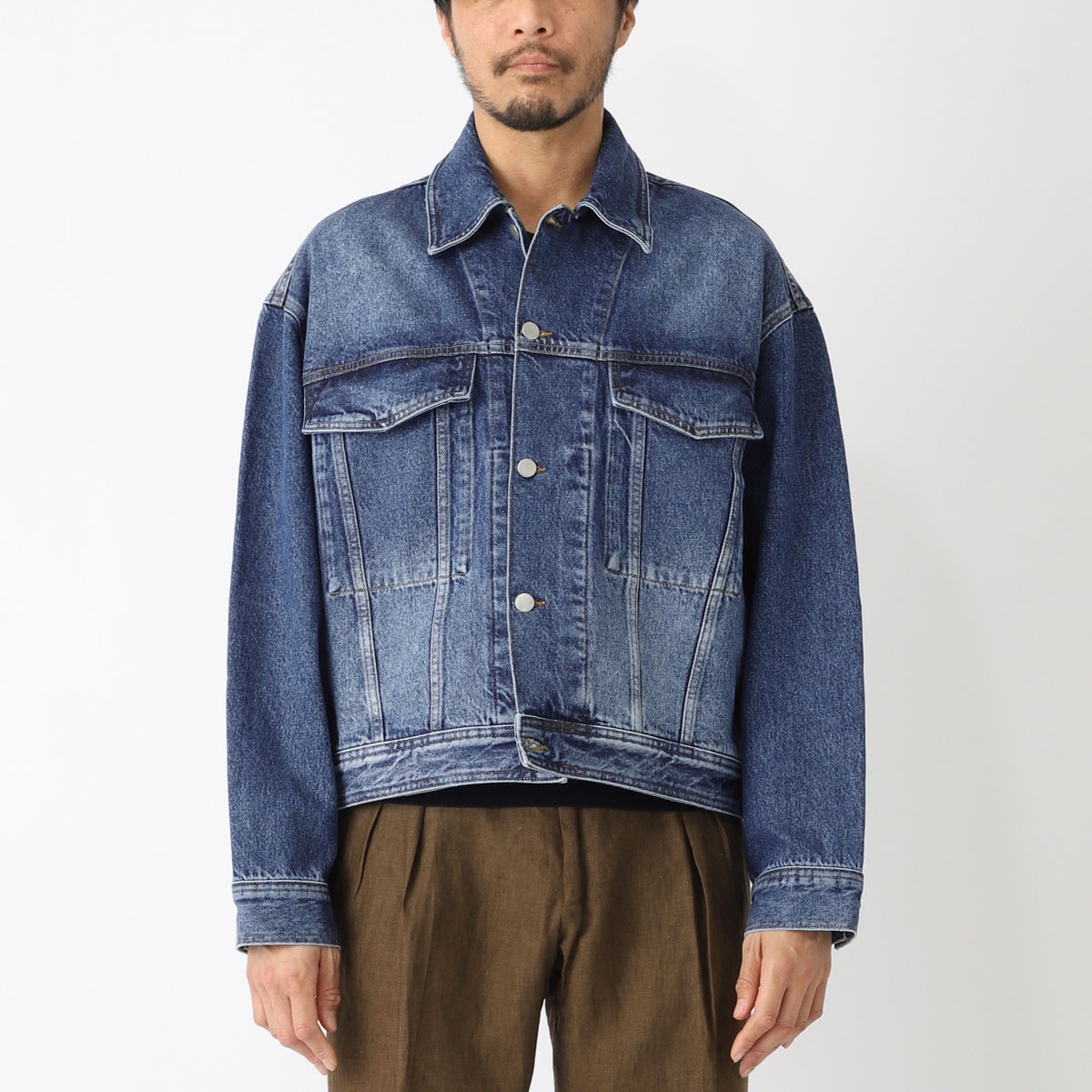 STUDIO NICHOLSON スタジオ ニコルソン デニムジャケット/STEIN ITALIAN DENIM JACKET メンズ