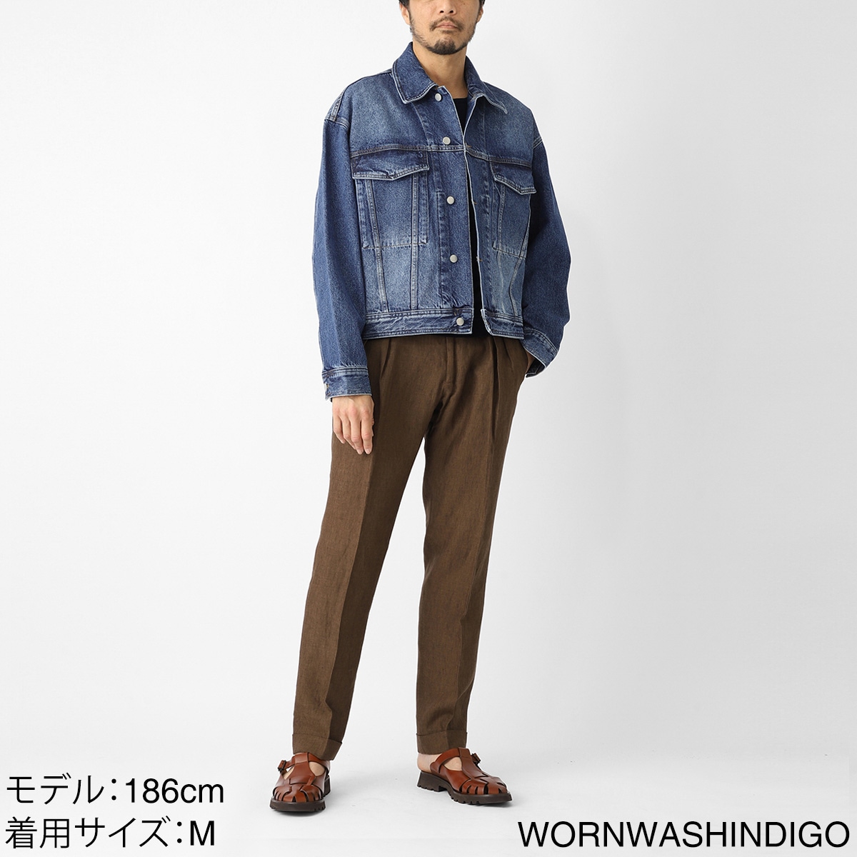 STUDIO NICHOLSON スタジオ ニコルソン デニムジャケット/STEIN ITALIAN DENIM JACKET メンズ