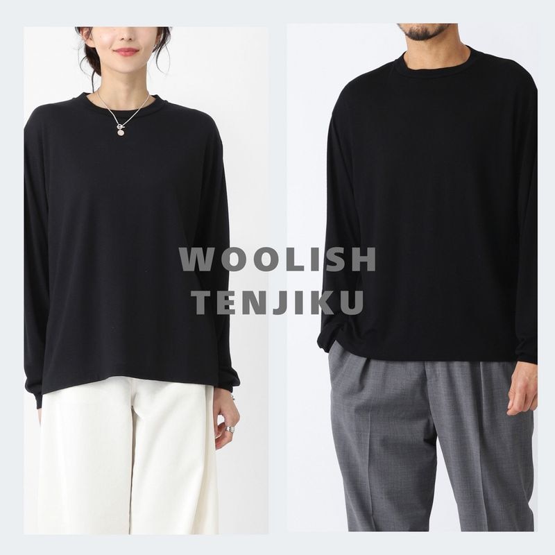 LIFiLL リフィル クルーネック 長袖Tシャツ/ロングスリーブTシャツ/WOOLISH LONGSLEEVE TEE ウーリッシュ 【国内正規品】